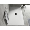 Mexen Hugo smc rechthoekige douchebak 150 x 100 cm, wit, zwarte afdekking - 42101015-B