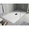 Mexen Hugo rechteckige SMC-Duschtasse 170 x 100 cm, weiß, schwarze Abdeckung - 42101017-B