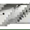 Mexen Hugo rechteckige Duschwanne SMC 160 x 100 cm, weiß, Abdeckung schwarz - 42101016-B