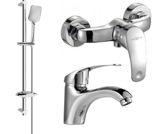 Mexen Fabia DB62 shower set, chrome - 746504DB62-00