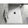 Mexen Hugo rechteckige SMC-Duschtasse 170 x 100 cm, weiß, schwarze Abdeckung - 42101017-B