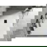 Mexen Hugo rechthoekige SMC douchebak 180 x 100 cm, wit, zwarte afdekking - 42101018-B