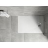 Mexen Hugo rectangular SMC shower tray 110 x 90 cm, white, inox cover - 42109011-X