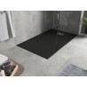 Mexen Hugo rectangular SMC shower tray 140 x 80 cm, black, inox cover - 42708014-X