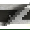 Mexen Hugo ορθογώνιος δίσκος ντους SMC 140 x 80 cm, μαύρος, καλύμματα inox - 42708014-X