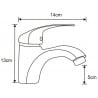Mexen Fabia R05 vannikomplekt, kroomitud - 746503R05-00