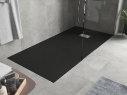 Mexen Hugo ristkülikukujuline dušinurk SMC 170 x 90 cm, must, inox-kate - 42709017-X