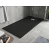 Mexen Hugo rectangular SMC shower tray 170 x 90 cm, black, inox cover - 42709017-X