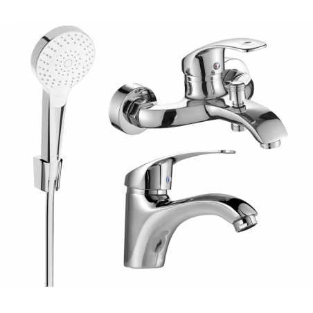 Mexen Fabia R05 conjunto de banheira, cromado - 746503R05-00