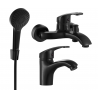 Mexen Fabia R05 conjunto de baño, negro - 746503R05-70