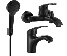 Mexen Fabia R05 conjunto de baño, negro - 746503R05-70