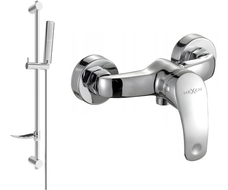 Mexen Fabia DF72 shower tap with shower set, chrome - 74654DF72-00