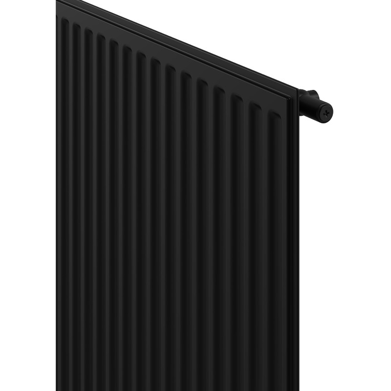 Mexen CH10 Hügieeni plaatradiaator 400 x 900 mm, külgühendus, 389 W, must - W410H-040-090-70