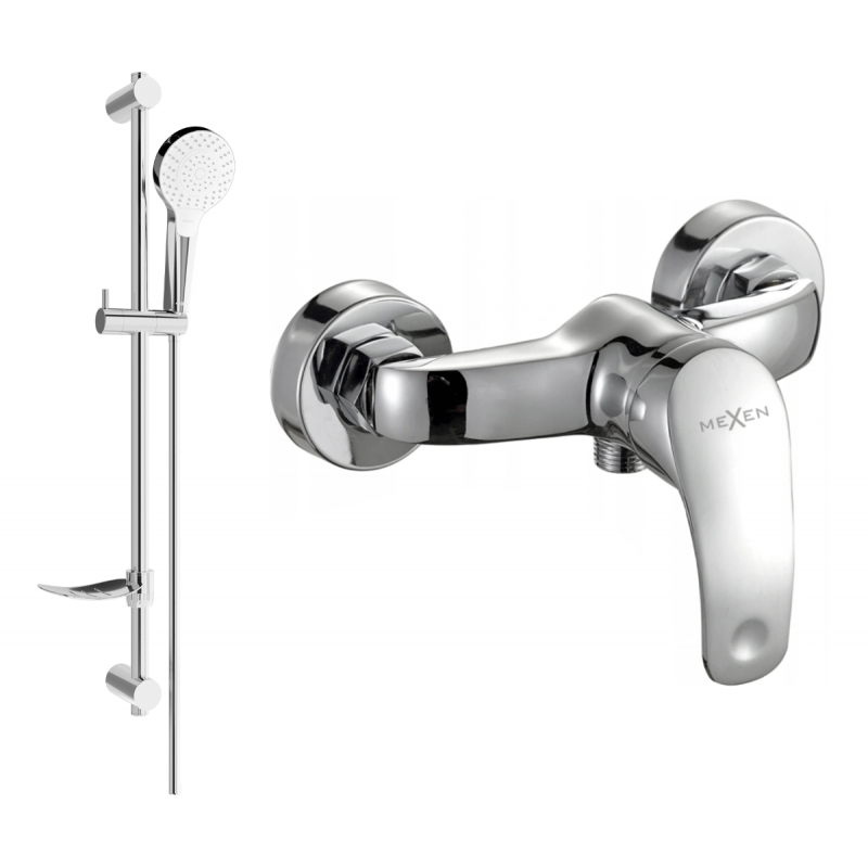 Mexen Fabia DF05 robinet de douche avec ensemble de douche, chrome - 74654DF05-00
