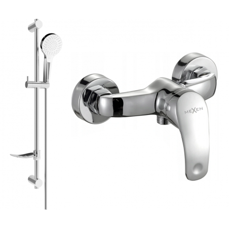 Mexen Fabia DF05 robinet de douche avec ensemble de douche, chrome - 74654DF05-00