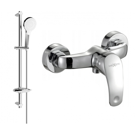 Mexen Fabia DB05 mitigeur de douche avec ensemble de douche, chromé - 74654DB05-00