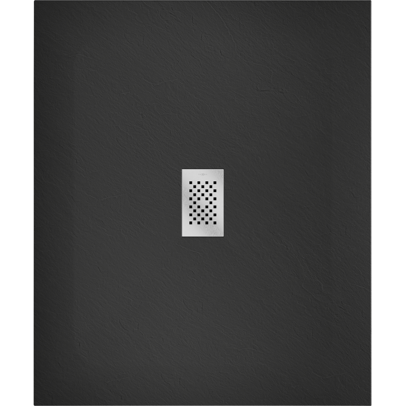 Mexen Hugo rechthoekige douchebak SMC 140 x 100 cm, zwart, inox afdekking - 42701014-X