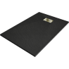Mexen Hugo rechteckige Duschwanne SMC 80 x 70 cm, schwarz, goldene Abdeckung - 42707080-G