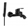Mexen Fabia R72 bathtub faucet with shower set, black - 74653R72-70