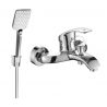 Mexen Fabia R62 bathtub faucet with shower set, chrome - 74653R62-00