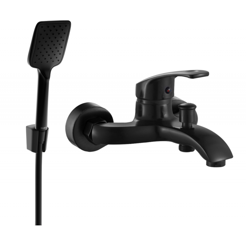 Mexen Fabia R62 kylpyammehana suihkusetillä, musta - 74653R62-70