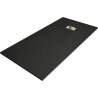 Mexen Hugo rechteckige Duschwanne SMC 180 x 80 cm, schwarz, goldene Abdeckung - 42708018-G