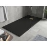 Mexen Hugo ristkülikukujuline SMC dušialus 170 x 80 cm, must, kuldne kate - 42708017-G