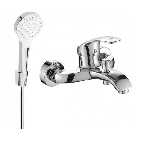 Mexen Fabia R05 robinet de baignoire avec ensemble de douche, chrome - 74653R05-00