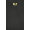 Mexen Hugo rectangular shower tray SMC 140 x 90 cm, black, gold cover - 42709014-G