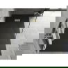 Mexen Hugo rechthoekige douchebak SMC 180 x 90 cm, zwart, gouden afdekplaat - 42709018-G