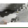 Mexen Hugo rechteckige SMC-Duschwanne 120 x 100 cm, schwarz, goldene Abdeckung - 42701012-G