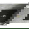 Mexen Hugo rechthoekige douchebak SMC 140 x 100 cm, zwart, gouden afdekplaat - 42701014-G