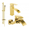 Mexen Libra DQ77 set vasca, oro - 745103DQ77-50