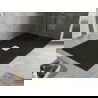 Mexen Hugo rechteckige Duschwanne SMC 150 x 100 cm, schwarz, Abdeckung gold - 42701015-G
