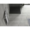 Mexen Hugo brodzik kwadratowy SMC 90 x 90 cm, czarny, maskownica czarna - 42709090-B