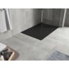 Mexen Hugo rechteckige Duschwanne SMC 80 x 70 cm, schwarz, schwarze Abdeckung - 42707080-B