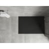 Mexen Hugo plato de ducha rectangular SMC 90 x 70 cm, negro, cubierta negra - 42707090-B