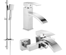 Ensemble de baignoire Mexen Libra DQ45, chromé - 745103DQ45-00