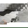 Mexen Hugo rechteckige Duschwanne SMC 100 x 80 cm, schwarz, schwarze Abdeckung - 42708010-B