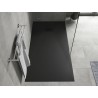 Mexen Hugo receveur de douche rectangulaire SMC 180 x 80 cm, noir, cache noir - 42708018-B