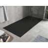Mexen Hugo receveur rectangulaire SMC 180 x 80 cm, noir, cache noir - 42708018-B