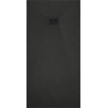 Mexen Hugo rechthoekige douchebak SMC 180 x 80 cm, zwart, afdekking zwart - 42708018-B