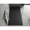 Mexen Hugo rechthoekige SMC-douchebak 170 x 90 cm, zwart, zwarte afdekking - 42709017-B