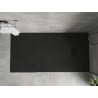 Mexen Hugo brodzik prostokątny SMC 180 x 90 cm, czarny, maskownica czarna - 42709018-B