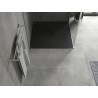 Mexen Hugo vierkante douchebak SMC 100 x 100 cm, zwart, zwarte afdekking - 42701010-B