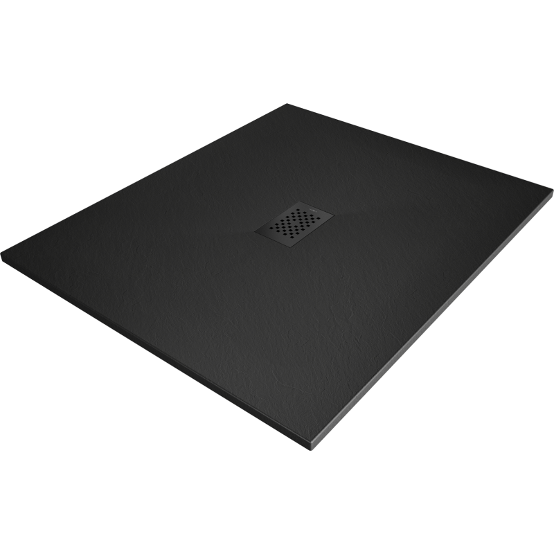 Mexen Hugo ορθογώνια ντουζιέρα SMC 110 x 100 cm, μαύρη, μαύρο κάλυμμα - 42701011-B