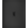 Mexen Hugo plato de ducha rectangular SMC 130 x 100 cm, negro, cubierta negra - 42701013-B