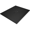 Mexen Hugo plato de ducha rectangular SMC 130 x 100 cm, negro, cubierta negra - 42701013-B