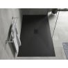 Mexen Hugo rectangular shower tray SMC 150 x 100 cm, black, black cover - 42701015-B