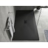 Mexen Hugo rectangular shower tray SMC 150 x 100 cm, black, black cover - 42701015-B